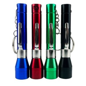 METAL TOBACCO PIPE WITH FLASH LIGHT MIX DESIGNS