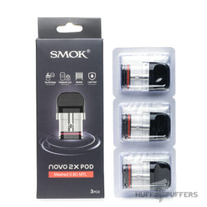 SMOK NOVO 2X POD MESHED .6 MTL 3PCS/PACK