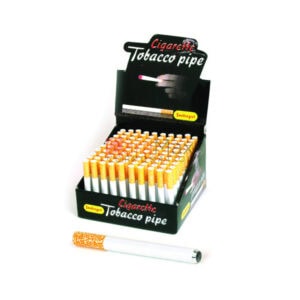METAL PIPE CIGARETTE PIPE 2" 100CT