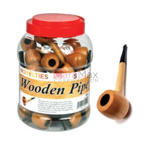 WOOD PIPE 30CT JAR