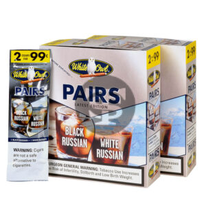 WHITE OWL PAIRS 2/99 BLACK RUSSIAN/WHITE RUSSIAN