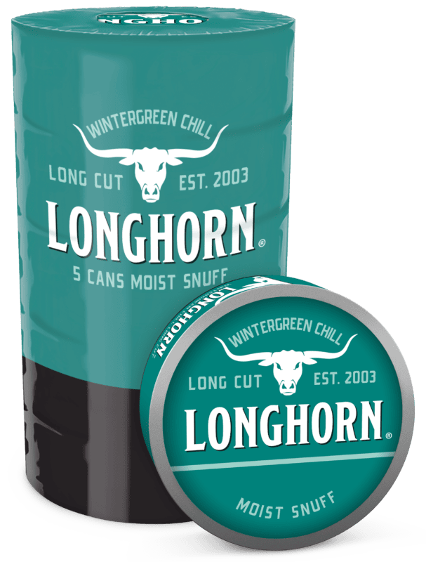 LONGHORN LONG CUT WINTERGREEN CHILL