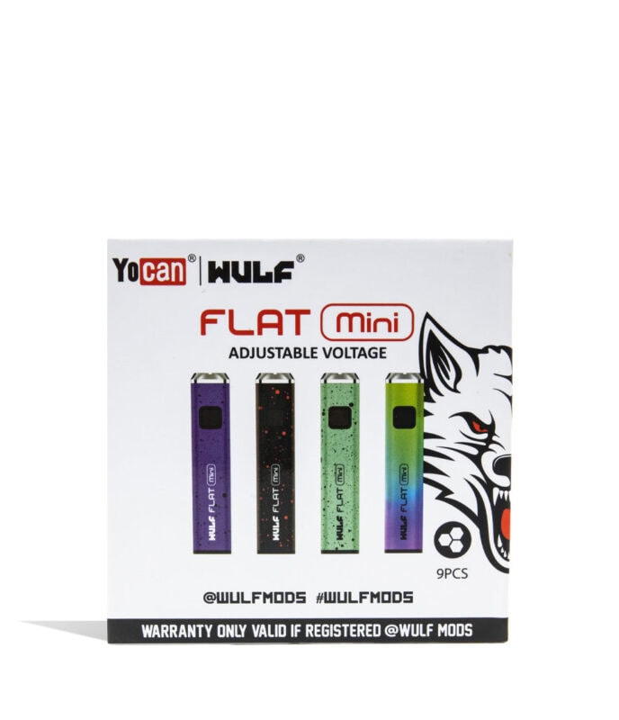 WULF FLAT MINI CARTRIDGE VAPORIZER 9CT