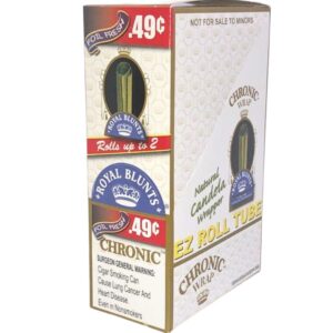 ROYAL BLUNTS EZ ROLL TUBE 49C CHRONIC 25CT