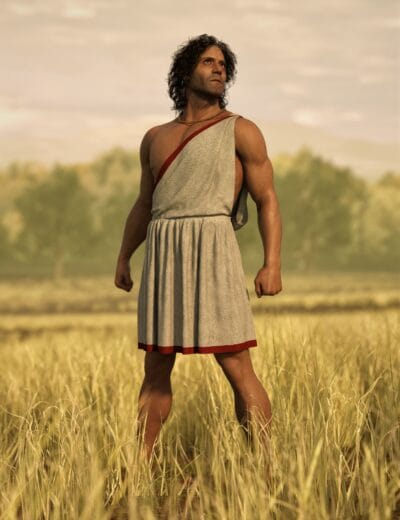 Male Dorian Chiton for Genesis 9