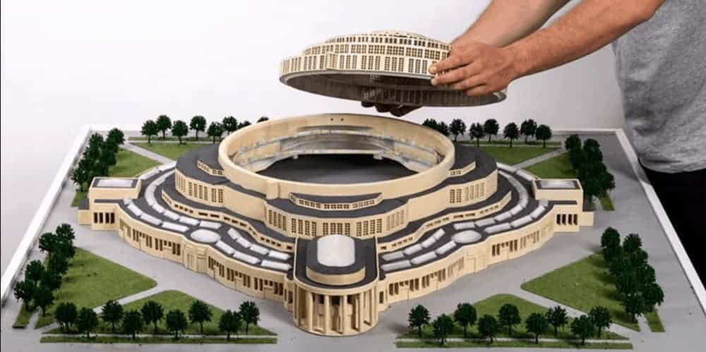 Architektonický model z 3D tiskárny – technologie FDM Architektonický model z 3D tiskárny – technologie FDM