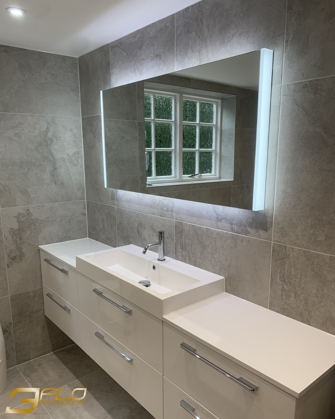 Modern bathroom mirror with state of the art technology