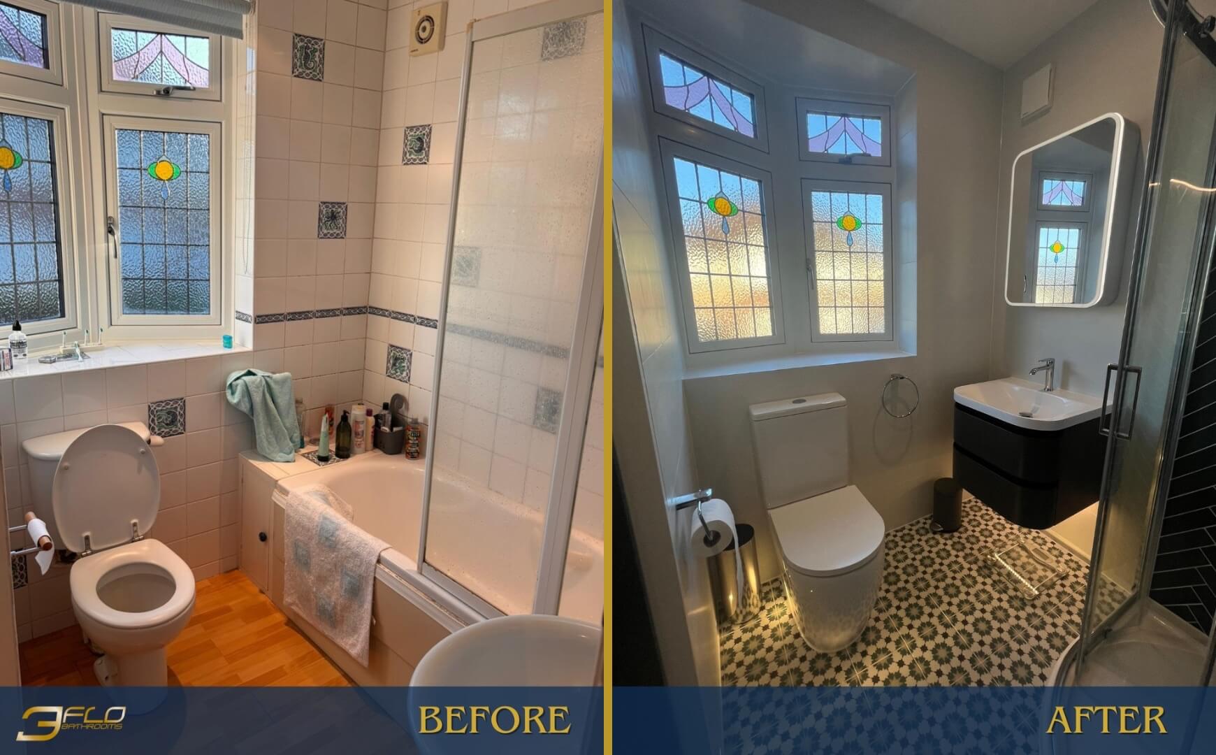 Bathroom Fitter Before and After 1
