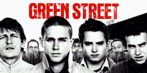Green Street movie review podcast featuring four hosts discussing the film.