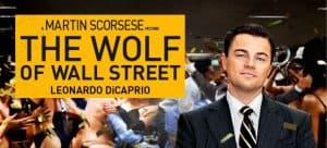 Image from "The Wolf of Wall Street" featuring Leonardo DiCaprio in a suit.