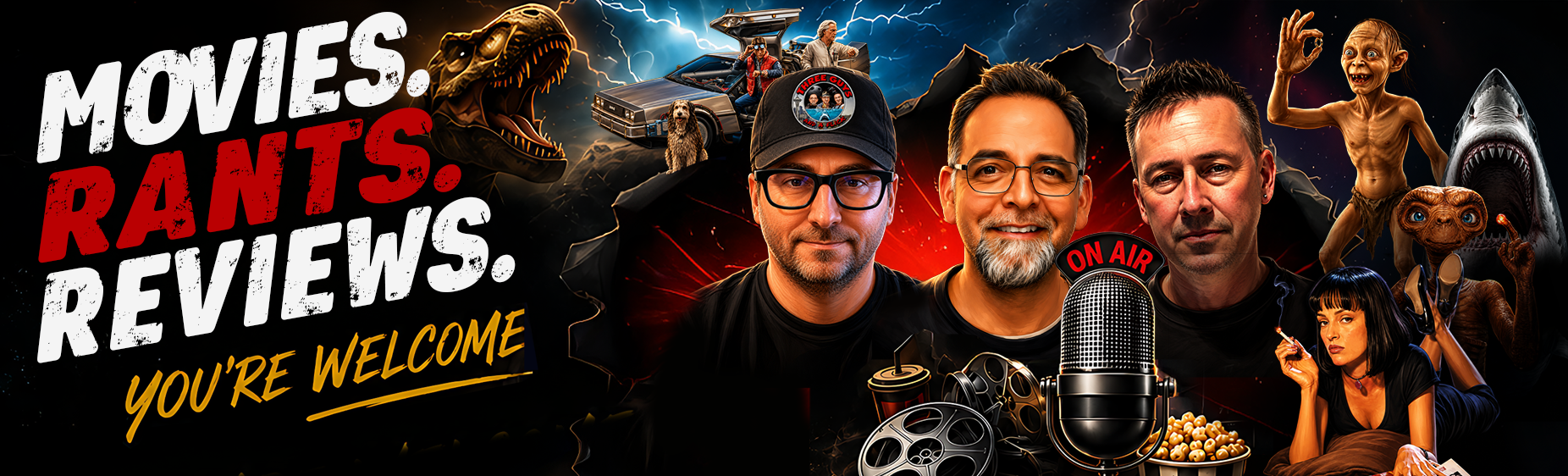 3 Guys and a Flick...Movies, Rants, Reviews...Your Welcome. Movie review Podcast