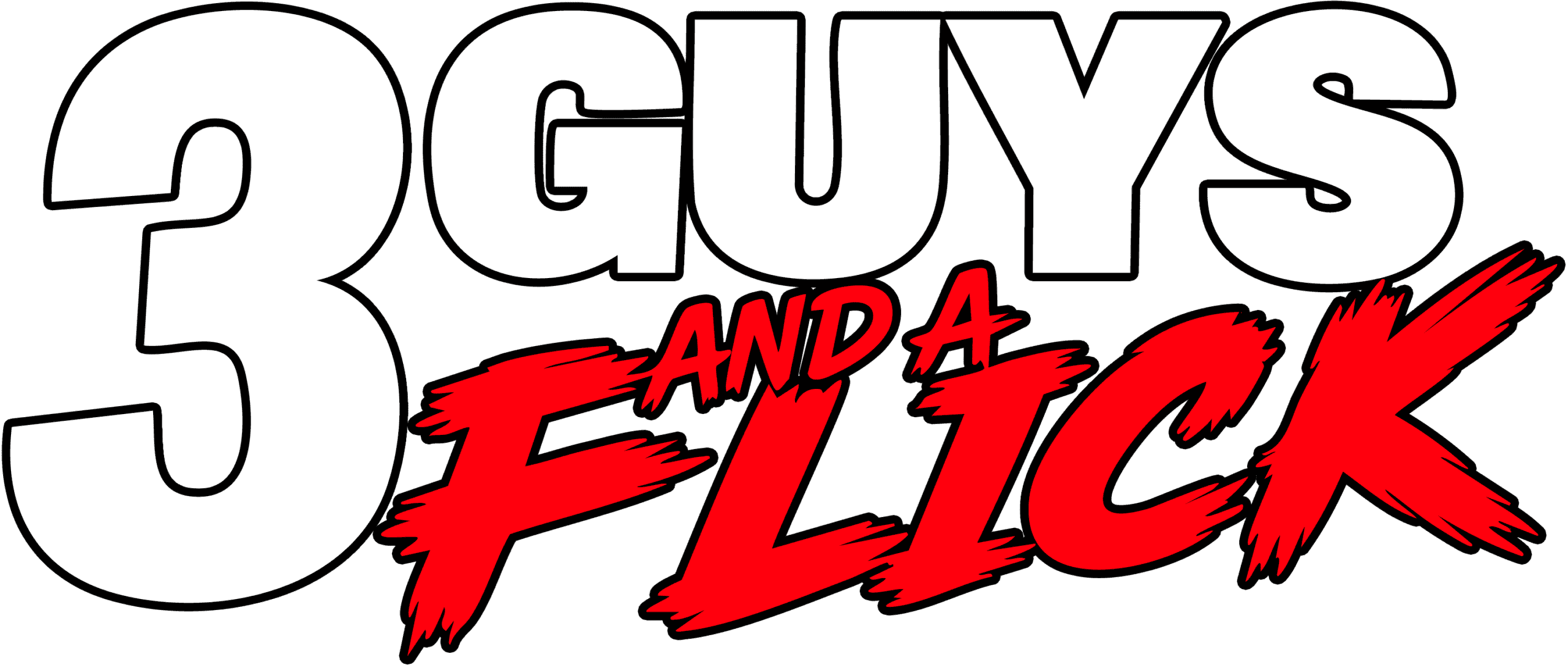 Logo of 3 Guys and a Flick - The Movie Review Podcast.