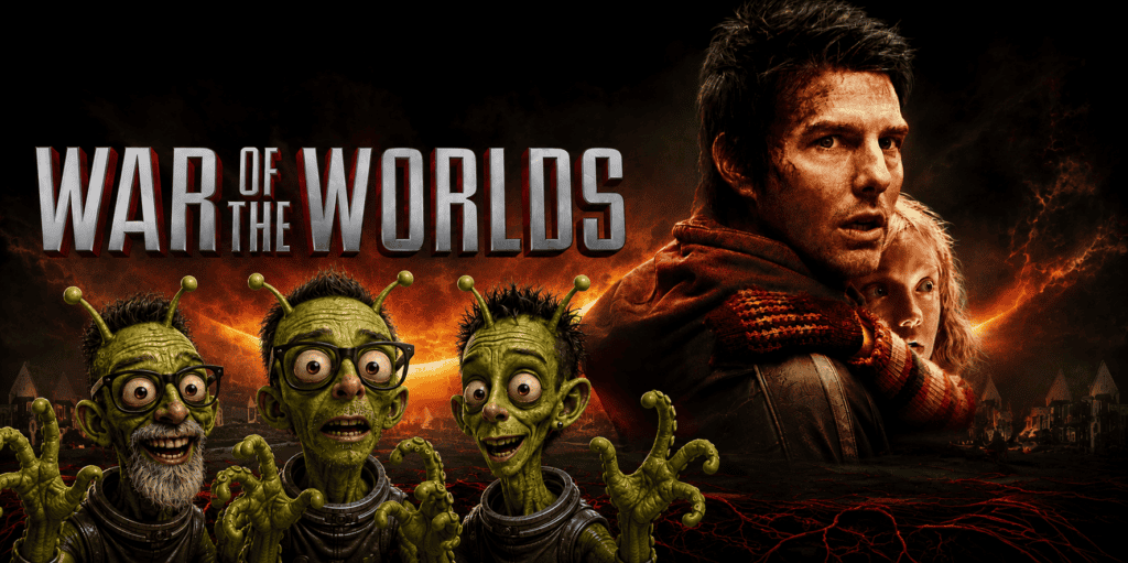 Image from War of the Worlds review on 3 Guys and a Flick podcast.