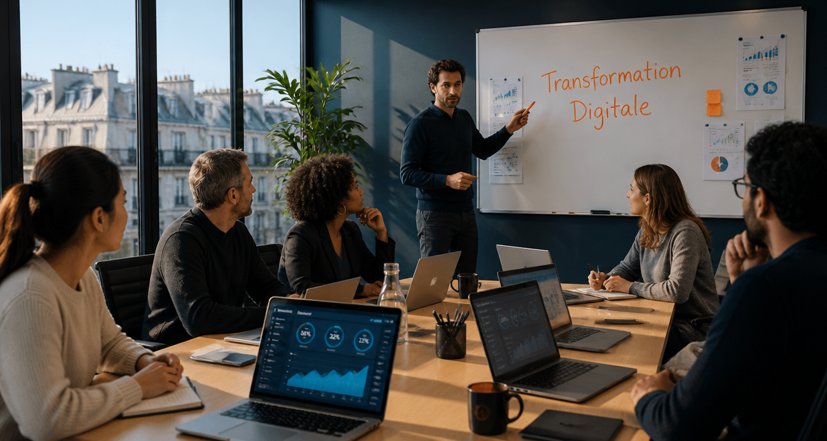 agence transformation digitale paris réunion équipe