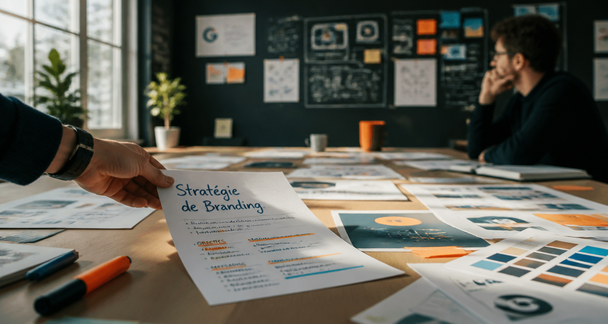 branding exemple avec logos et moodboards
