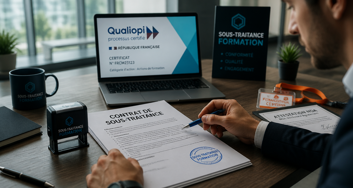 Sous traitance organisme de formation contrat Qualiopi NDA