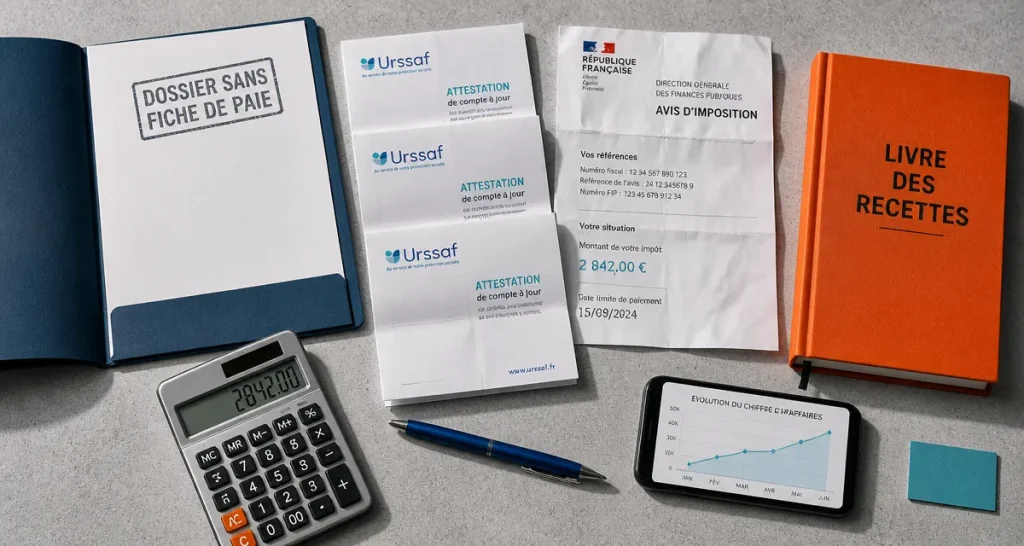 Auto entrepreneur fiche de paie : justificatifs URSSAF, avis d’imposition, attestations
