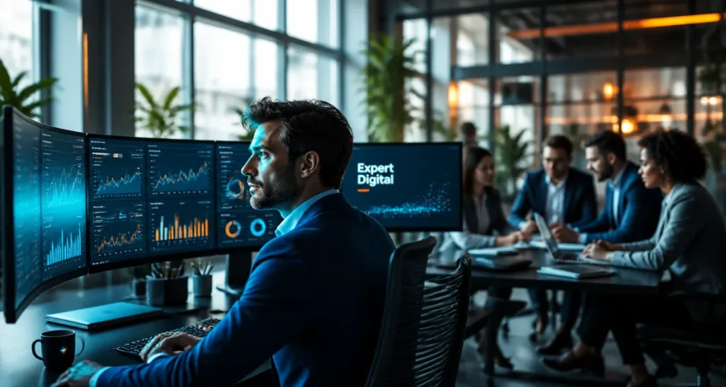 expert digital analysant des dashboards