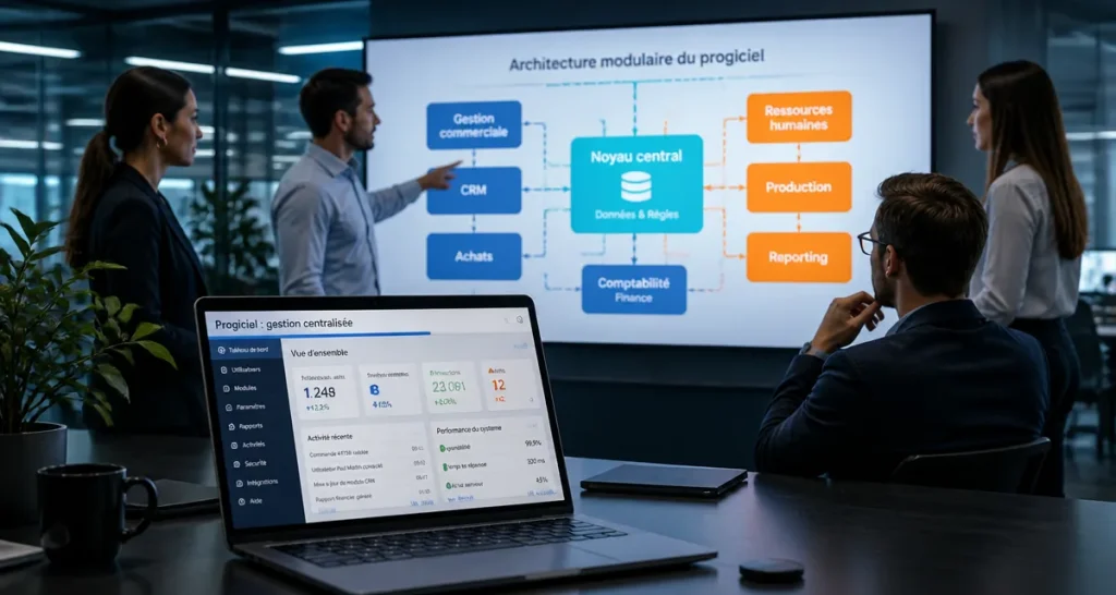 progiciel def schéma modulaire professionnels