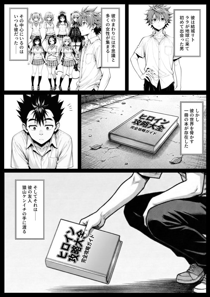 攻略本を手に入れた猿山が主人公になりました-EXTRA MODE- hitomiエロ漫画raw(同人誌)無料サンプル画像001