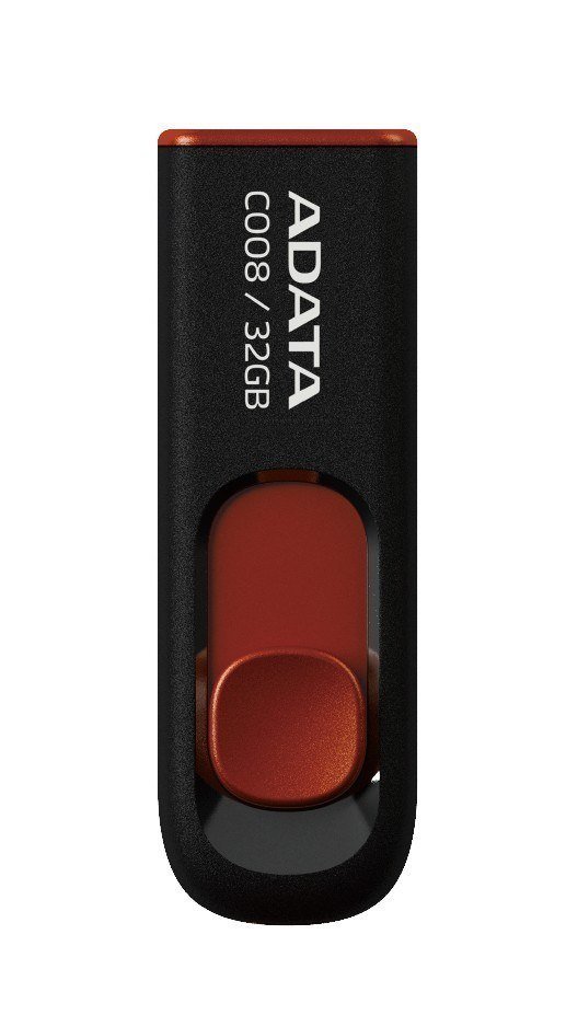 Pamięć USB ADATA C008 32 GB Czarny/Czerwony - obrazek 6