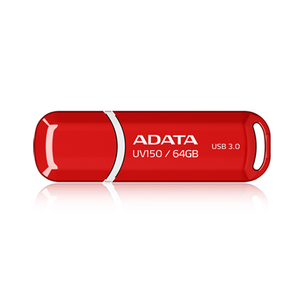 Pendrive USB 3.0 ADATA UV150 64GB - Czerwony Pamięć Flash - obrazek 3