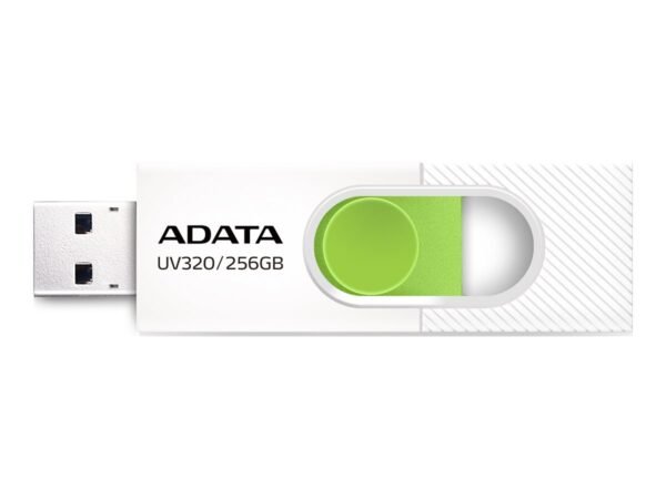 Pendirve ADATA Pamięć USB UV320 256 GB biało-zielony