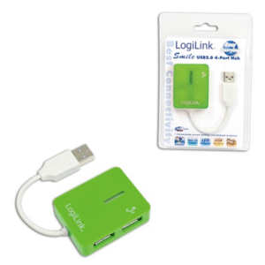 LogiLink Smile - Praktyczny koncentrator USB 4-portowy