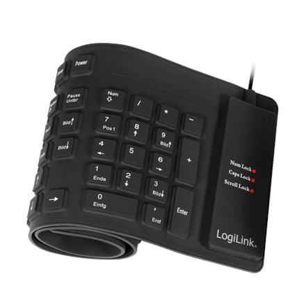 Elastyczna wodoodporna klawiatura USB i PS/2