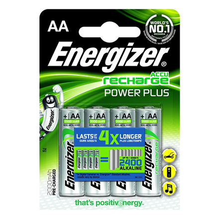 Akumulatory Energizer AA 2000 mAh Power Plus - 4 szt.