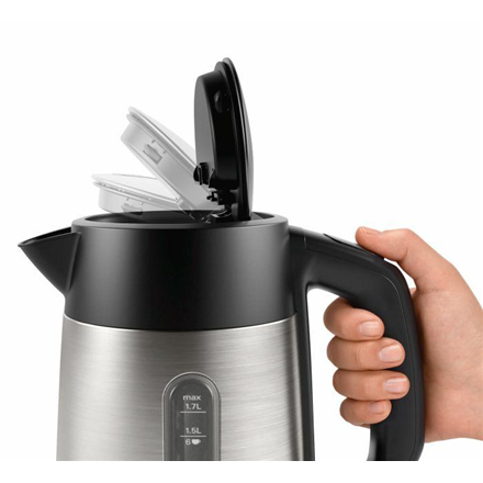 Czajnik Bosch DesignLine 1.7L 2400W ze stali inox - obrazek 2