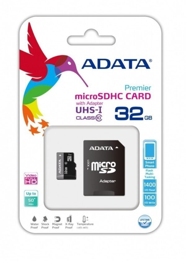 Szybka karta microSD 32 GB ADATA - niezawodna pamięć - obrazek 4