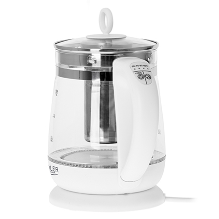 Elegancki Czajnik Elektryczny Adler 1,5L 2200W Szkło/Stal - obrazek 4