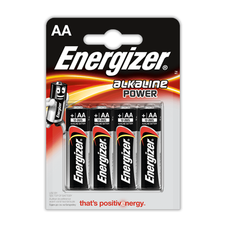 Baterie Alkaliczne Energizer AA/LR6 - 4 szt.