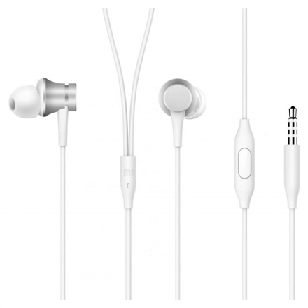 Słuchawki Xiaomi Mi In-Ear Basic - Srebrne z Mikrofonym