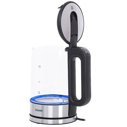 Elegancki Czajnik Elektryczny Mesko 1,7L 1850W Czarno-Szklany - obrazek 10