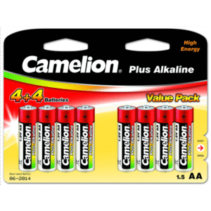 Baterie Camelion AA Plus Alkaline - 8 sztuk w zestawie