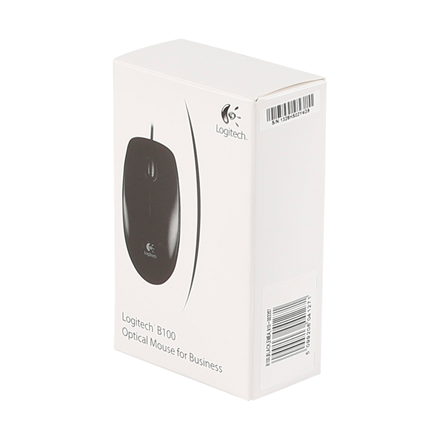 Logitech B100 - Niezawodna Mysz Przewodowa Czarna - obrazek 2