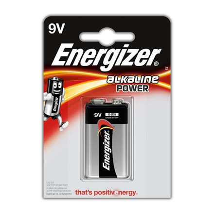 Bateria alkaliczna 9V Energizer – Wydajność i moc!