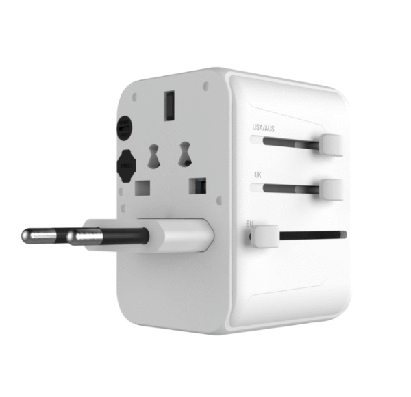 Uniwersalny Adapter Podróżny Voyager - 3 Porty USB - obrazek 3