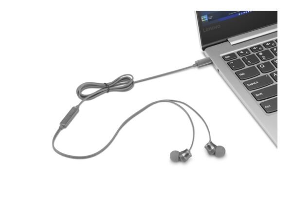 Słuchawki douszne Lenovo 300 USB-C - Doskonały dźwięk - obrazek 3