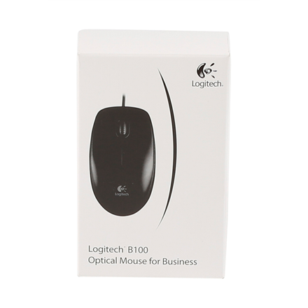 Logitech B100 - Niezawodna Mysz Przewodowa Czarna - obrazek 3