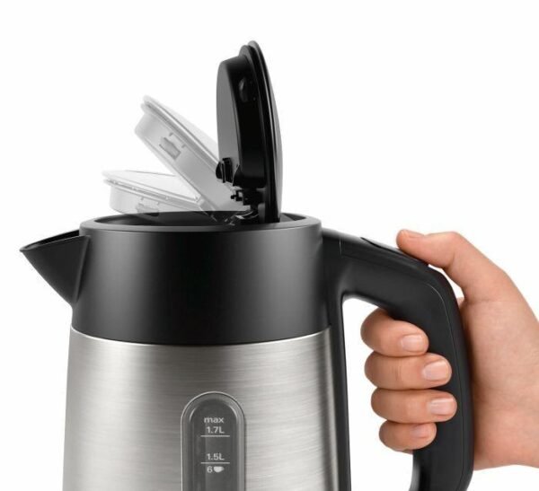 Czajnik Bosch DesignLine 1.7L 2400W ze stali inox - obrazek 6