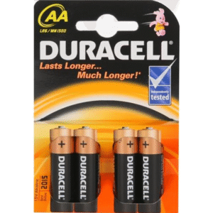 Baterie Duracell AA/LR6 Alkaline 4 sztuki w blistrze