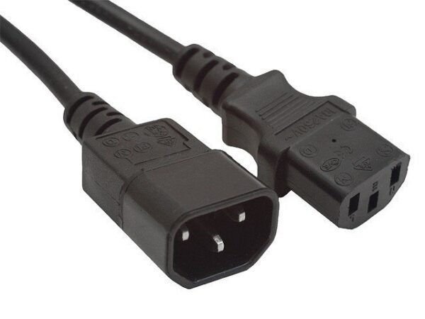 Przedłużacz zasilania Cablexpert 1,8m C14 3-biegunowy - obrazek 4