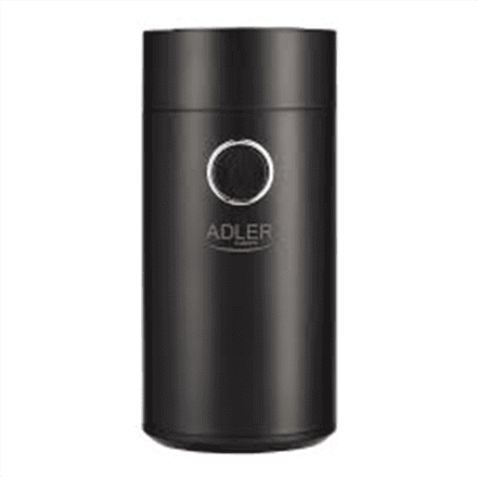 Adler | Młynek do kawy | AD4446bs | 150 W | Pojemność ziaren kawy 75 g | Wyłącznik bezpieczeństwa pokrywy | Czarny