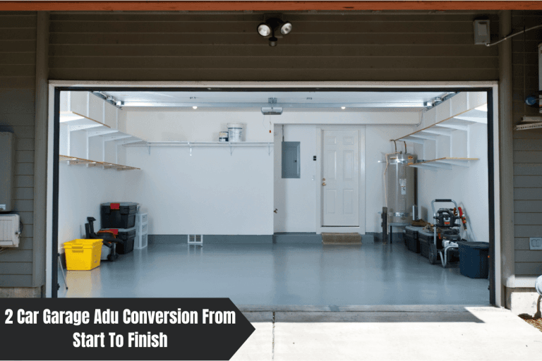 2 Car Garage Adu Conversion From Start To Finish