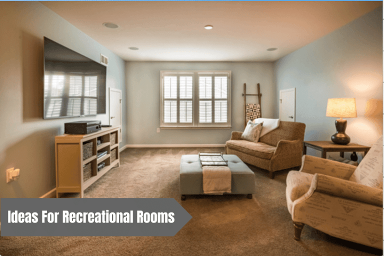 Ideas For Recreational Rooms