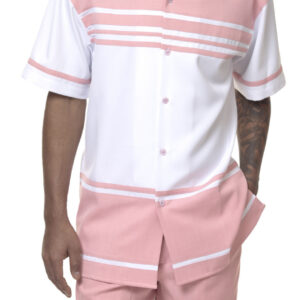 Montique-1878-blush-mens-walking-suit-mens-2pc-leisure-suits-short-sleeve