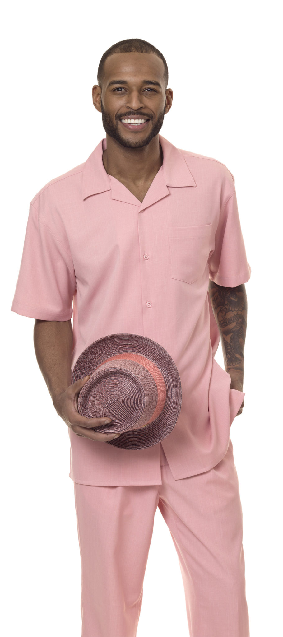 Montique-696-blush-mens-walking-suit-mens-2pc-leisure-suits-short-sleeve